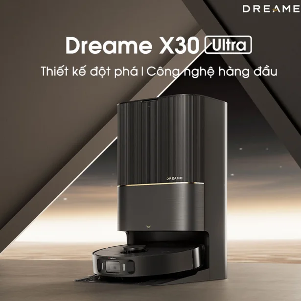 Robot Hút Bụi Lau Nhà Dreame X30 Ultra