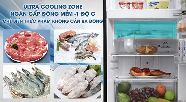 Tìm hiểu công nghệ Ultra Cooling Zone cấp đông mềm trên tủ lạnh Toshiba 2018