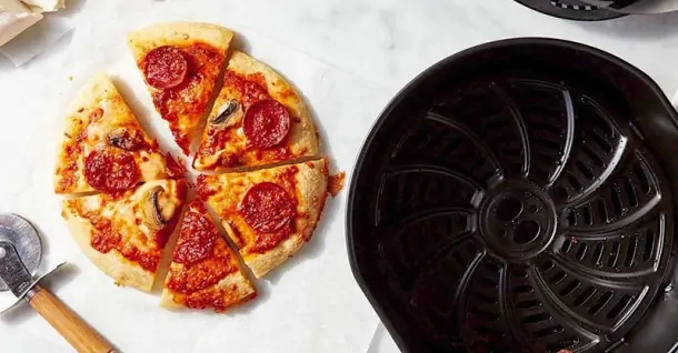Cách làm bánh Pizza bằng nồi chiên không dầu