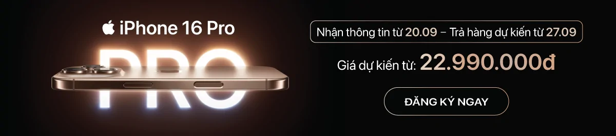 Đăng ký nhận thông tin iPhone 16 series
