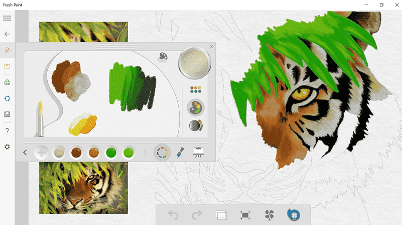 Vẽ tay trên máy tính bảng bằng app Microsoft Fresh Paint