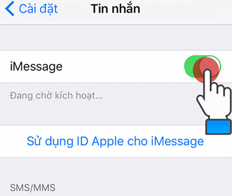 Bật iMessage trên iPhone 