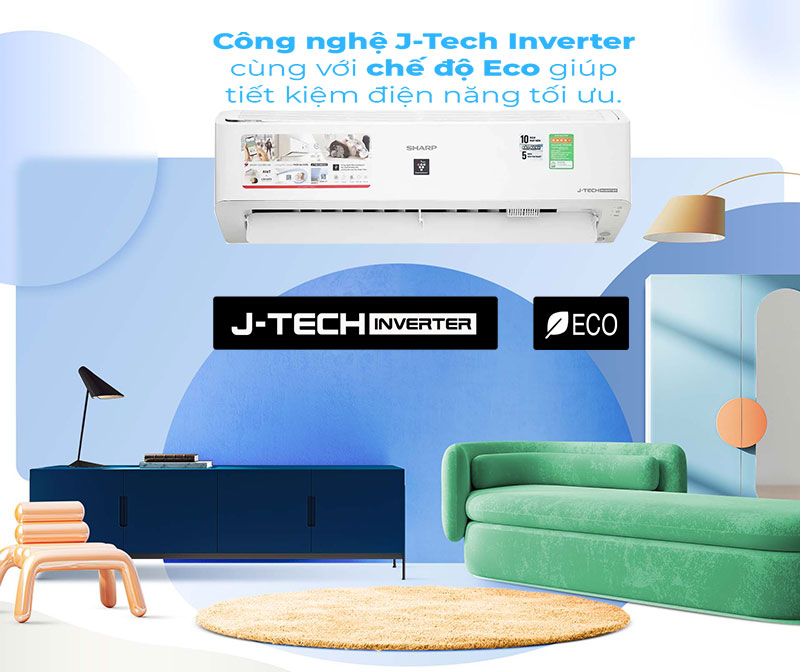 Công nghệ J-Tech Inverter và chế độ Eco