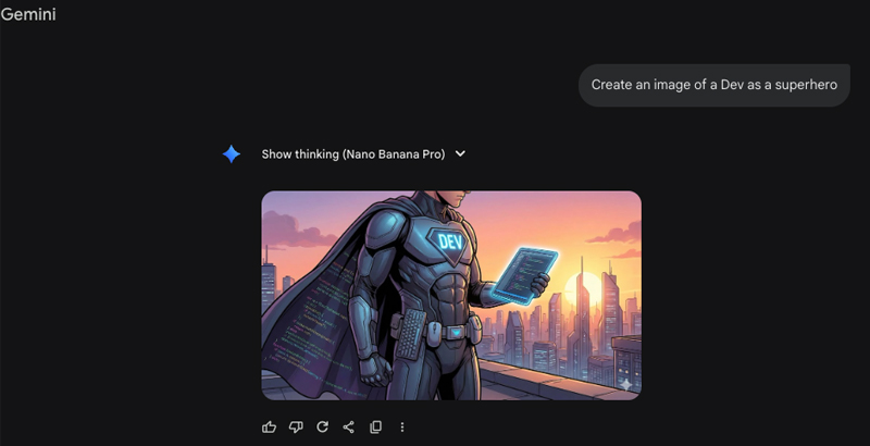 Nhập Prompt và bắt đầu trải nghiệm Nano Banana Pro