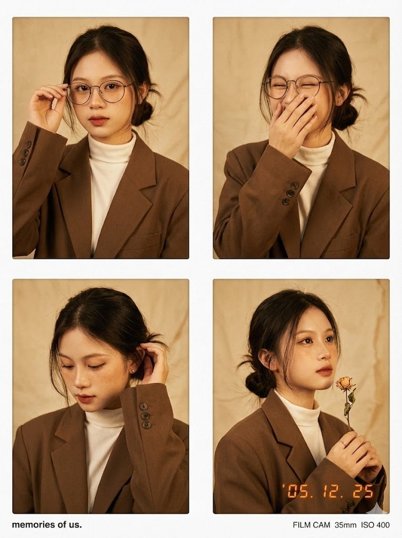 Prompt 1: Concept Photobooth Vintage Film