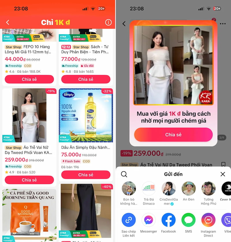 Nhờ mọi người chém giá, mua với giá 1K