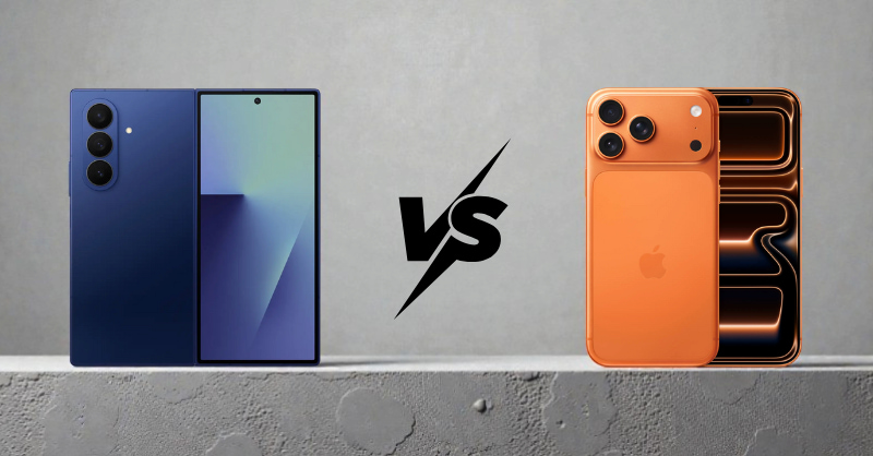 Galaxy Z Fold 7 và iPhone 17 Pro Max