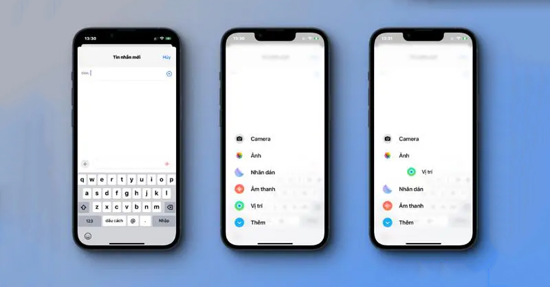 Cá nhân hóa thanh menu Tin nhắn trên iOS 17