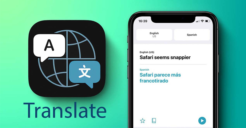 Dịch văn bản bằng ứng dụng Translate trên điện thoại iPhone