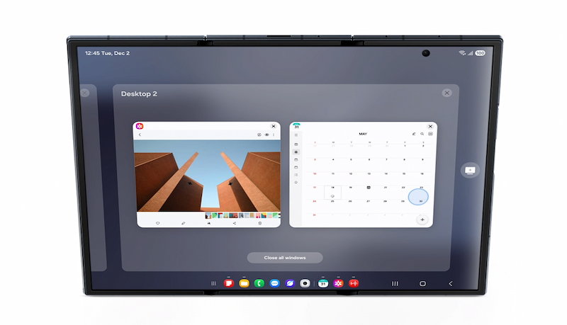 Samsung DeX trên Galaxy Z TriFold