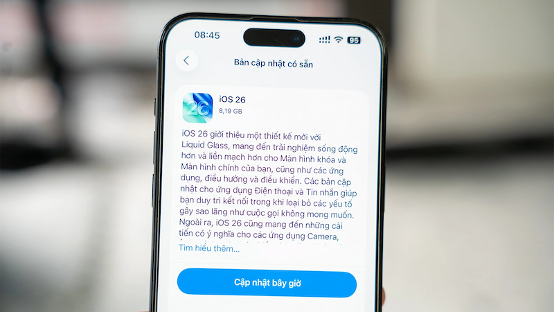 Kiểm tra cập nhật iOS