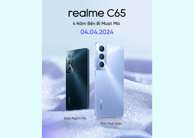 Realme C65 ra mắt vào ngày 04/04/2024