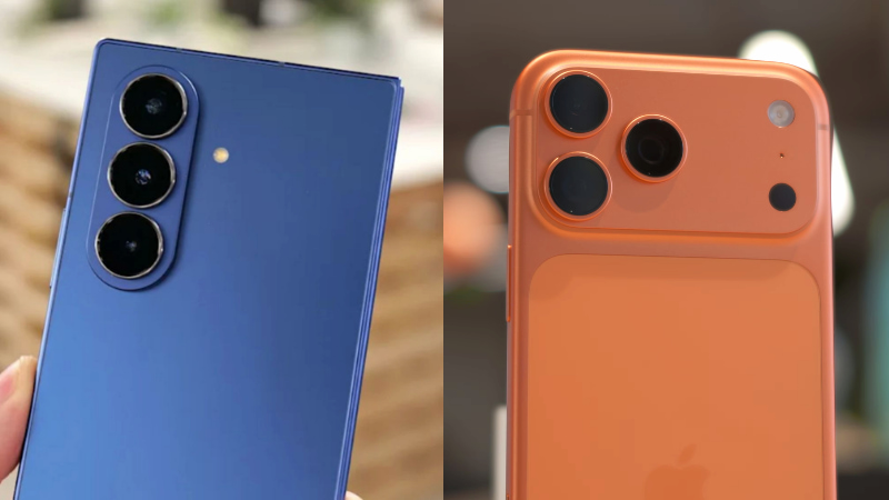 So sánh camera Galaxy Z Fold 7 và iPhone 17 Pro Max