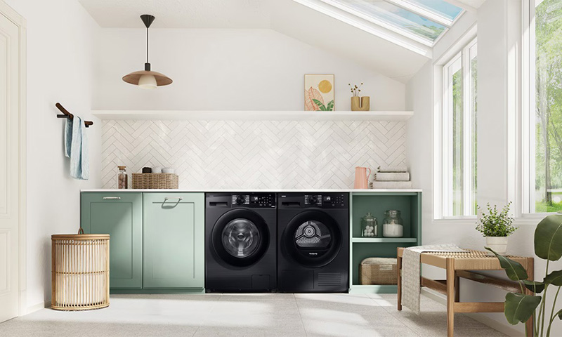 Máy Sấy Bơm Nhiệt Samsung 9 kg DV90CGC2A0ABSV thiết kế hiện đại, dễ sử dụng