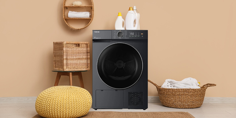 Máy Sấy Bơm Nhiệt Toshiba Inverter 8 Kg TD-T21B90HWV(MG) hiện đại, sang trọng