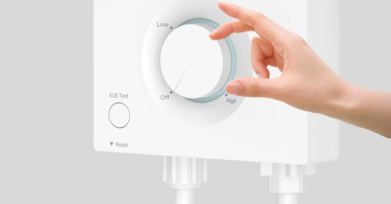 Cài đặt nhiệt độ nước cho máy nước nóng Panasonic