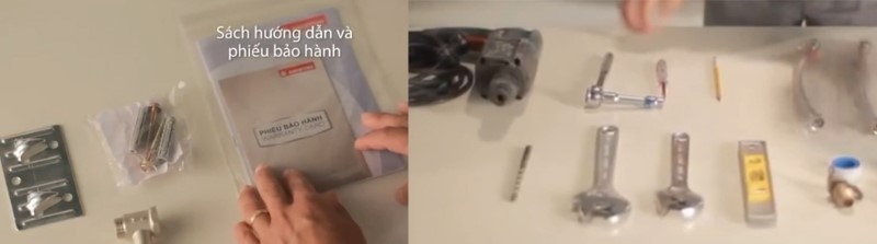 Chuẩn bị dụng cụ trước khi lắp đặt máy nước nóng gián tiếp