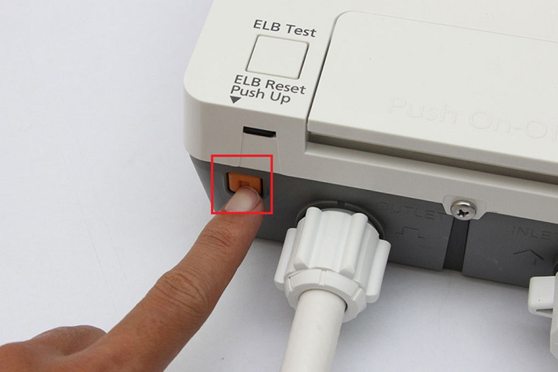 Kích hoạt lại chế độ chống giật ELCB của máy nước nóng Panasonic