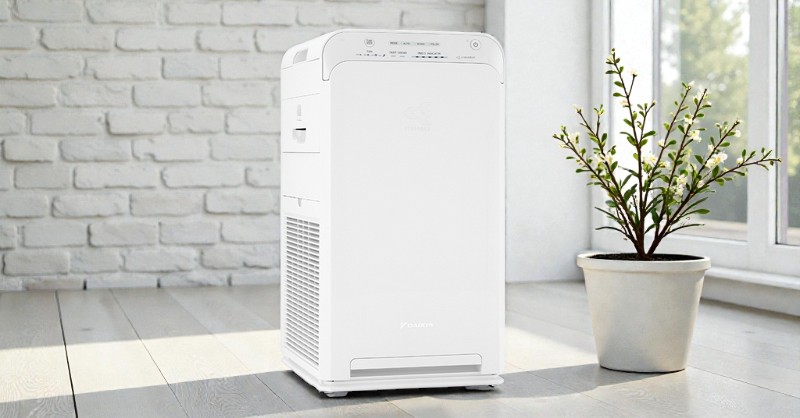 Máy Lọc Không Khí DAIKIN MC40UVM6-7 có cấu trúc dạng tháp