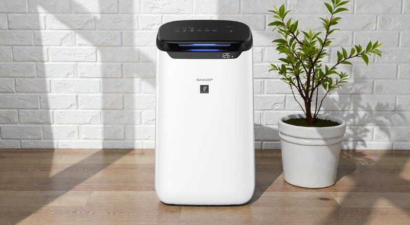 Máy lọc không khí Sharp FP-J60E-W có thiết kế nhỏ gọn