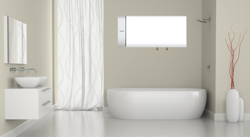 Máy nước nóng gián tiếp Panasonic DH-30HBMVW sở hữu thiết kế hiện đại
