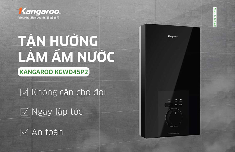 Máy Nước Nóng Trực Tiếp Kangaroo KGWD45P2