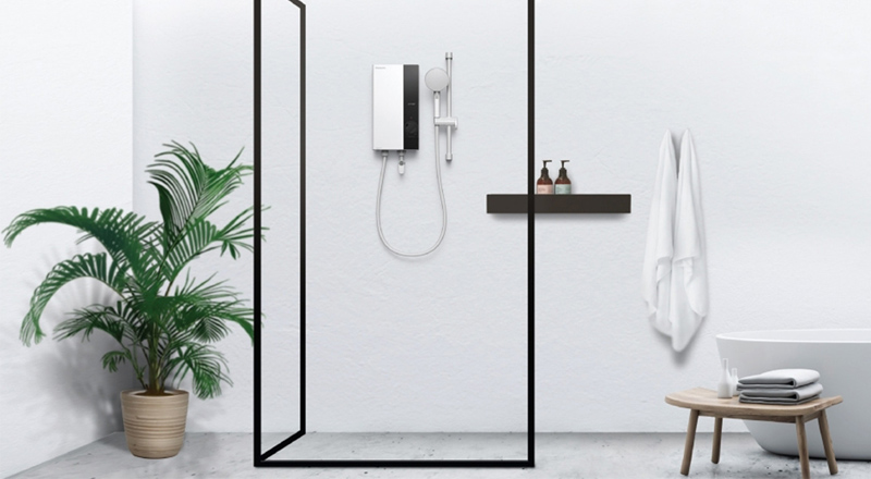Máy Nước Nóng Trực Tiếp Panasonic DH-4UP1VW có kiểu dáng tinh tế