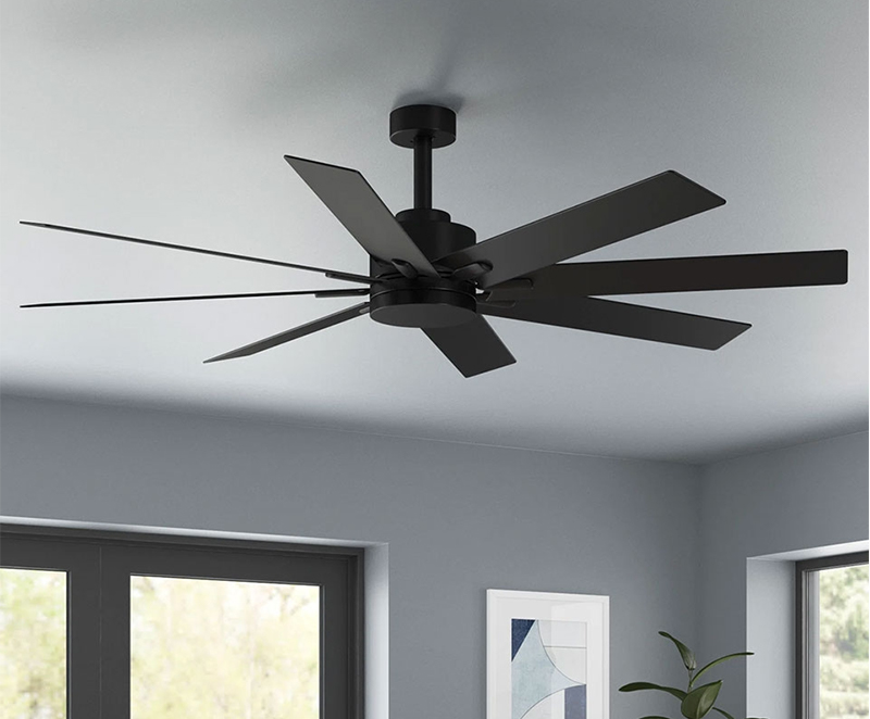 Quạt trần được đánh giá là thiết bị ít tốn điện