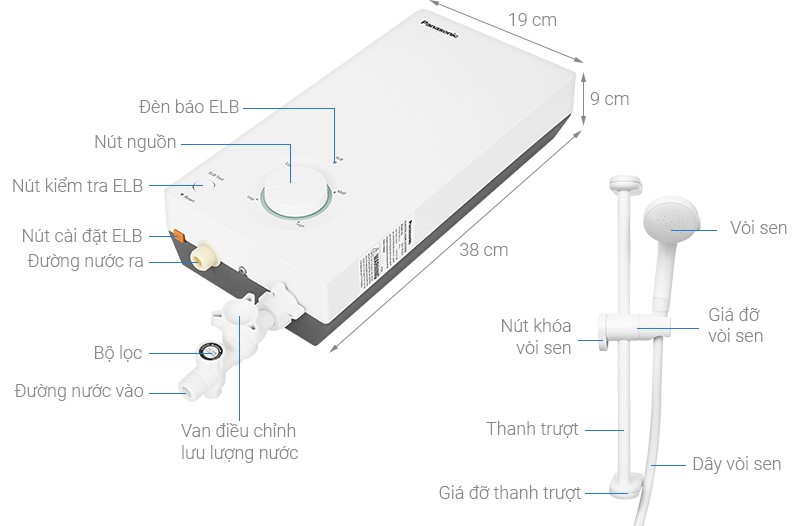 Tìm hiểu kỹ các chức năng trên máy nước nóng