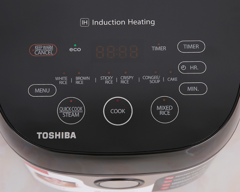 Toshiba RC-10IX1PV tích hợp đa dạng chế độ nấu tiện lợi