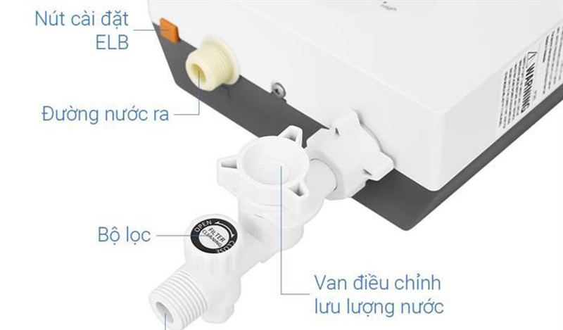 Van điều chỉnh lượng nước của máy nước nóng Panasonic
