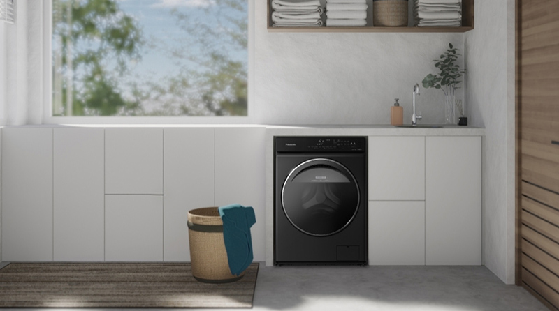 Máy Giặt Panasonic Inverter 11.5 Kg NA-V115FW1BV vẻ ngoài hiện đại