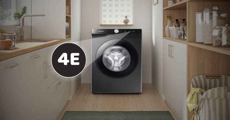 Lỗi 4E máy giặt Samsung - Nguyên nhân và cách khắc phục