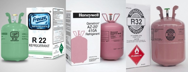 Các loại gas máy lạnh phổ biến trên thị trường