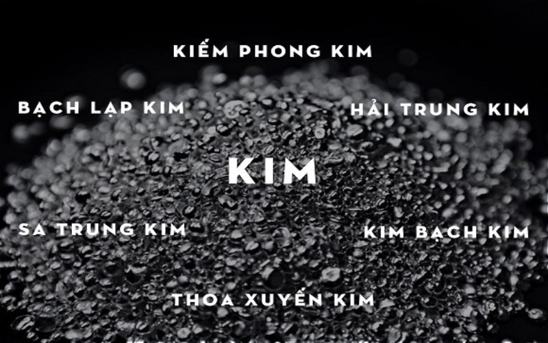6 nạp âm của hành Kim