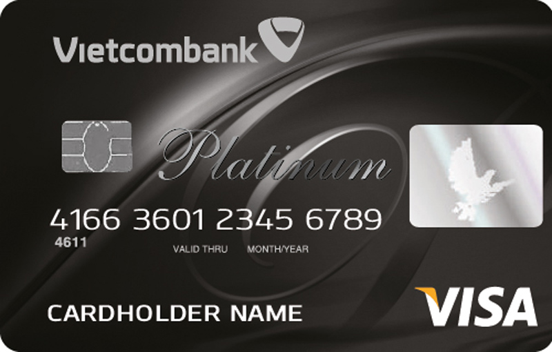 Thẻ đen Vietcombank Visa Platinum