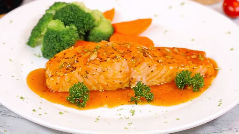 Cá hồi áp chảo cực đậm đà hấp dẫn