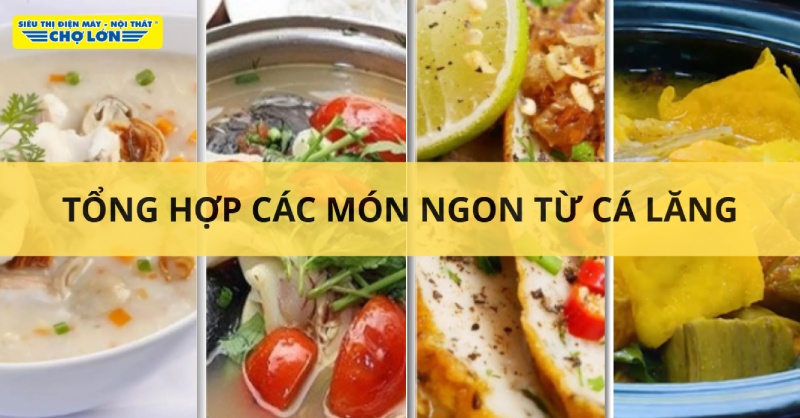 Các món ăn ngon từ cá lăng
