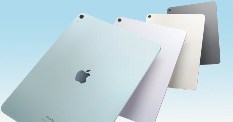 Bốn phiên bản màu thời thượng của iPad Air 6