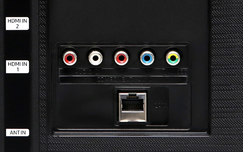 Các cổng Component trên tivi có các màu sắc khác nhau