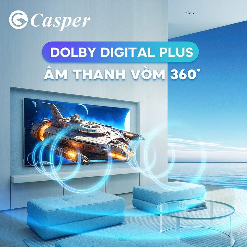 Dolby Digital Plus tạo âm thanh vòm ấn tượng