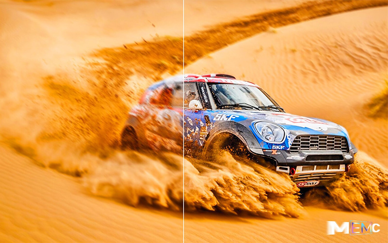 MEMC giảm hiện tượng mờ nhòe khi xem các cảnh chuyển động nhanh