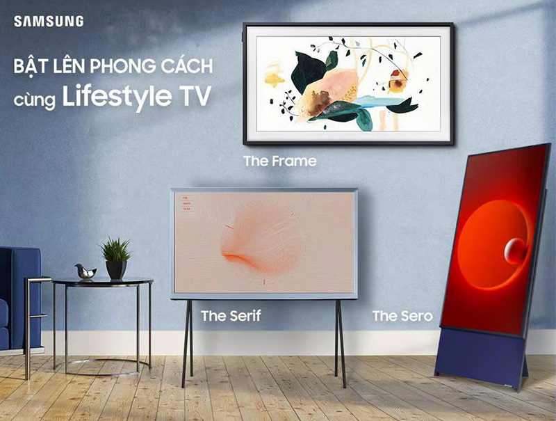 Samsung còn tạo dấu ấn riêng với dòng Lifestyle TV