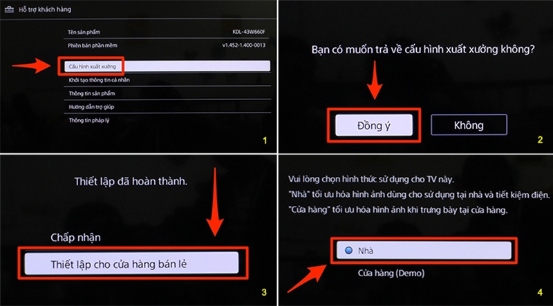 Khi được hỏi về “Thiết lập cho cửa hàng bán lẻ”, bạn chọn “Nhà”