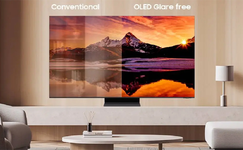 TV Samsung OLED S95D được trang bị công nghệ Glare free