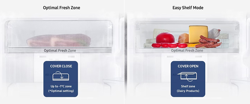 Tủ lạnh Samsung đông mềm, giữ thực phẩm tươi ngon