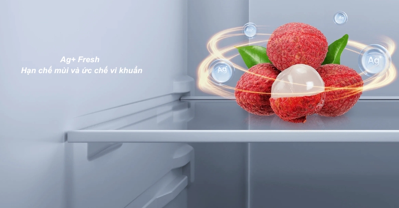 Tủ lạnh Xiaomi sạch sẽ nhờ công nghệ Ag+ Fresh