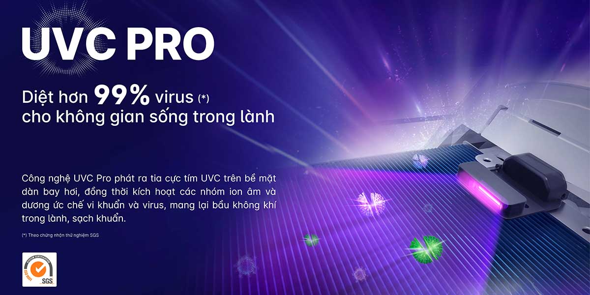 UVC Pro khử khuẩn bằng tia cực tím