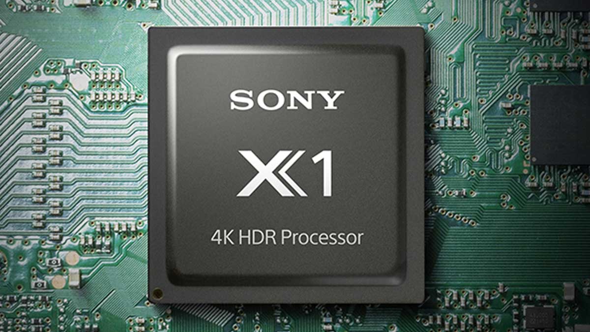 Bộ xử lý 4K HDR X1 giúp tivi tái tạo hình ảnh rõ nét