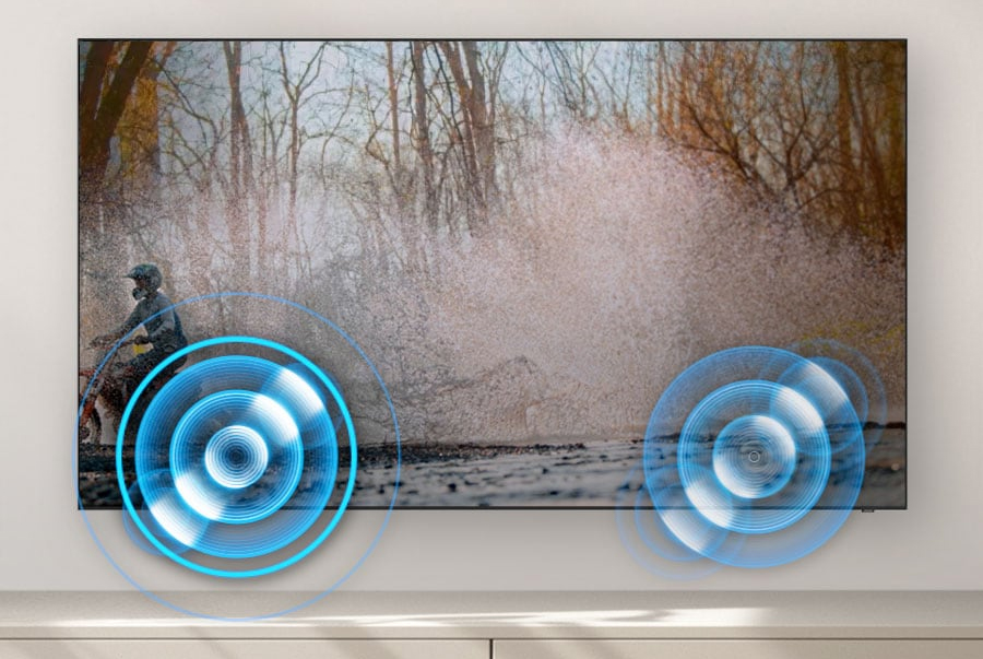 Công nghệ OTS Lite theo dõi chuyển động hình ảnh và đồng bộ âm thanh tương ứng